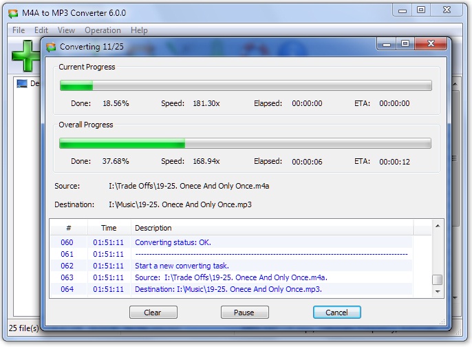 An easy, efficient, fast yet Free M4A to MP3 converter. 