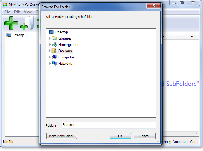 Add M4A Files